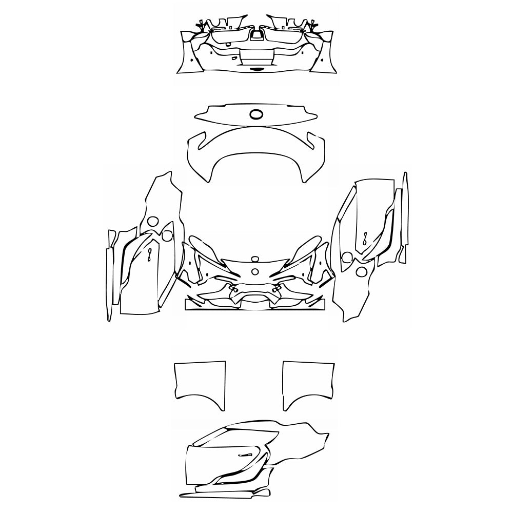 Pre-Cut PPF Toyota Supra 2025 - PPF-Kits