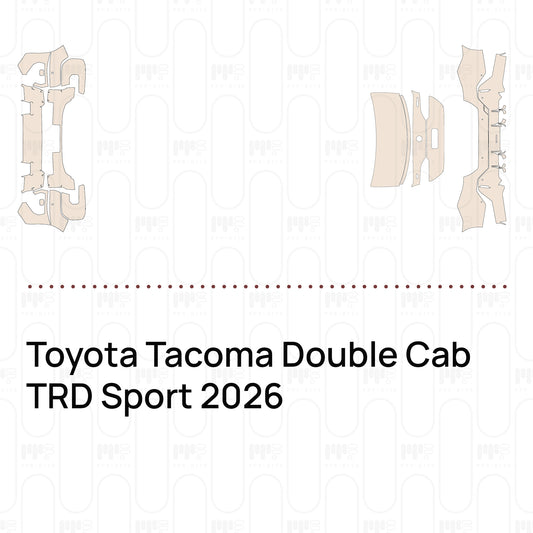 Pre-Cut PPF Toyota Tacoma Double Cab TRD Sport 2026