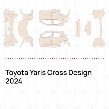 Pre-Cut PPF Toyota Yaris Cross Design 2024