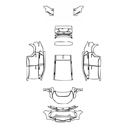 Pre-Cut PPF Toyota bZ4X 2025 - PPF-Kits