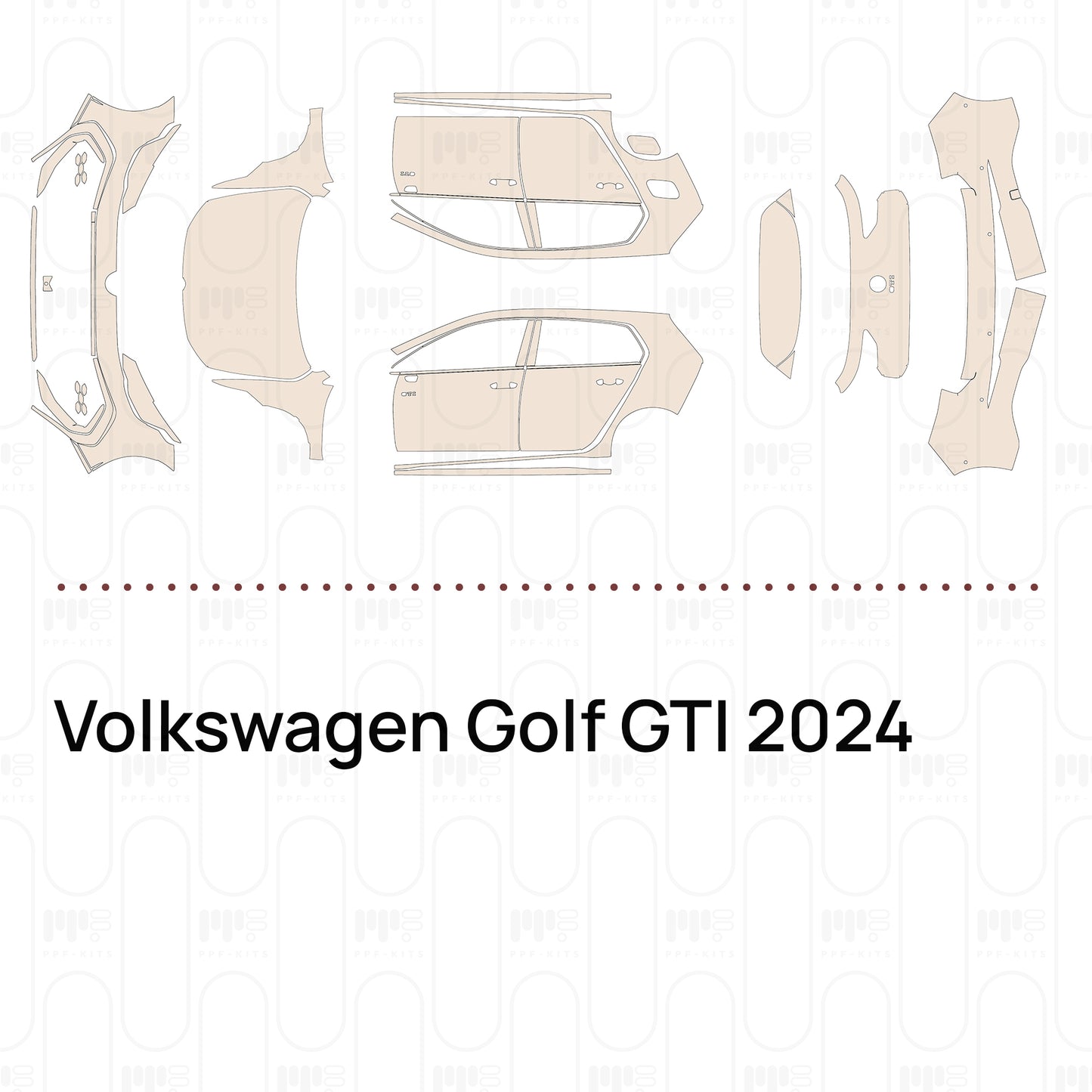 Pre-Cut PPF Volkswagen Golf GTI 2024