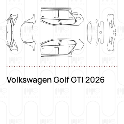 Pre-Cut PPF Volkswagen Golf GTI 2026
