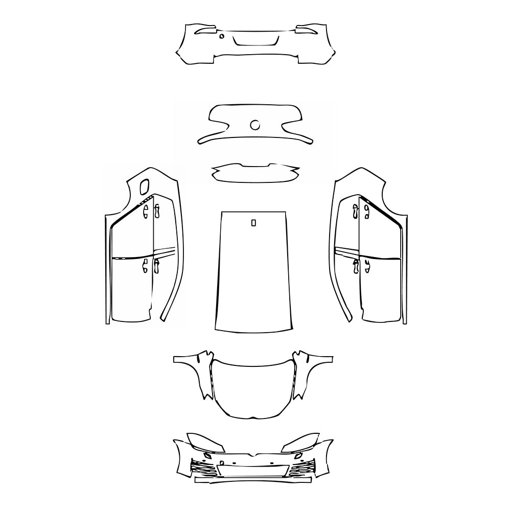 Pre-Cut PPF Volkswagen Golf Golf GTI 2015 - PPF-Kits