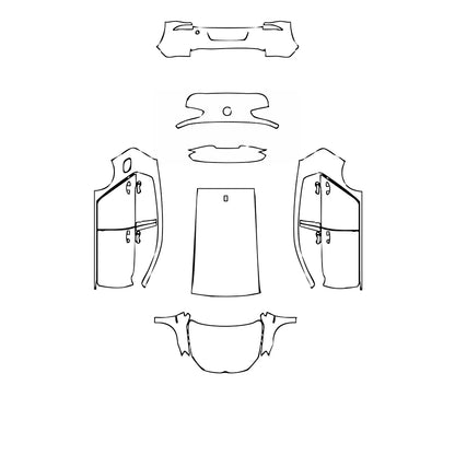 Pre-Cut PPF Volkswagen Golf Golf R-line 2014 - PPF-Kits