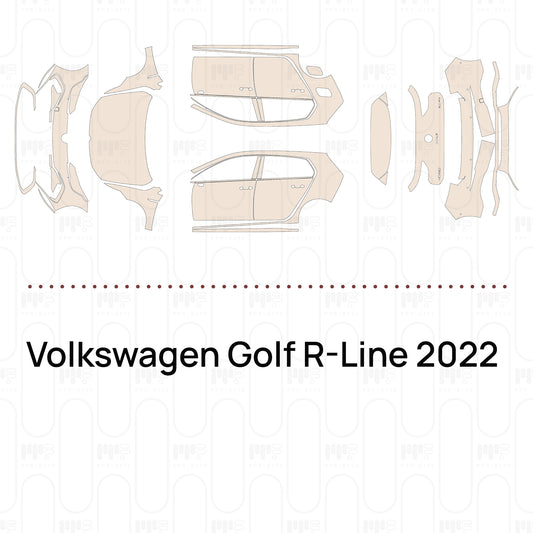 Pre-Cut PPF Volkswagen Golf R-Line 2022