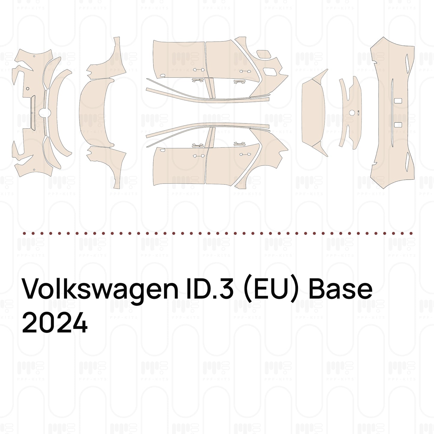 Pre-Cut PPF Volkswagen ID.3 (EU) Base 2024