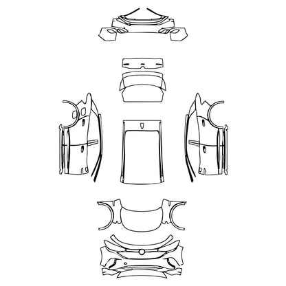 Pre-Cut PPF Volkswagen ID.4 (CN) Crozz 2021 - PPF-Kits