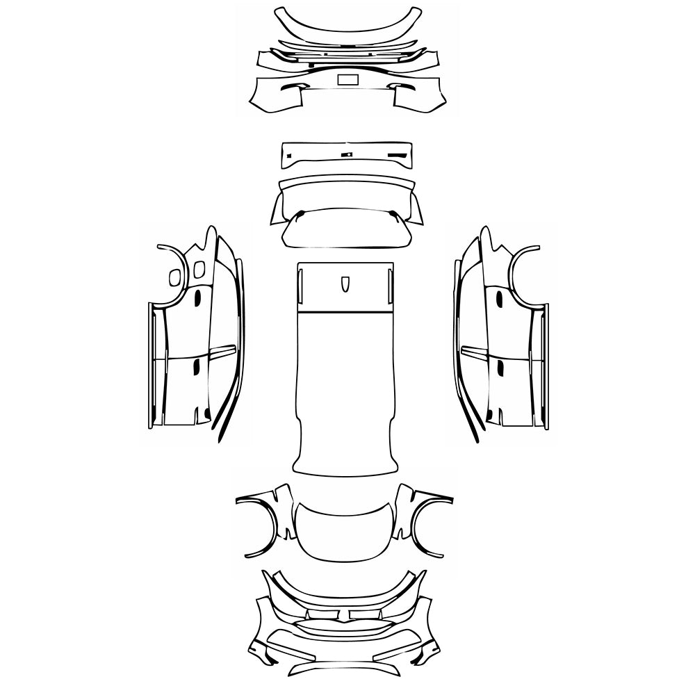 Pre-Cut PPF Volkswagen ID.6 X 2021 - PPF-Kits