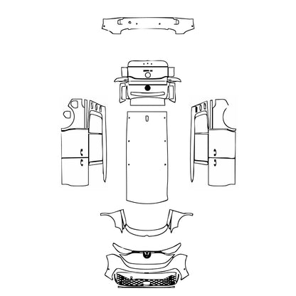 Pre-Cut PPF Volkswagen ID.BUZZ Cargo 2025 - PPF-Kits