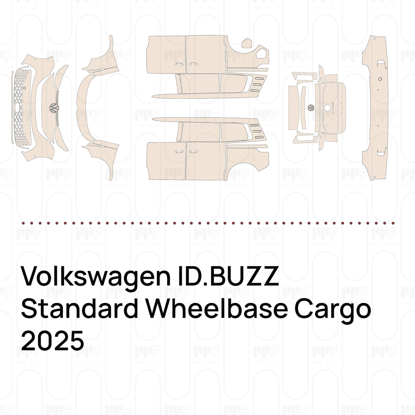 Pre-Cut PPF Volkswagen ID.BUZZ Standard Wheelbase Cargo 2025