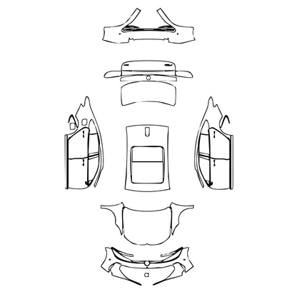 Pre-Cut PPF Volkswagen Passat Pro (CN) Base 2024 - PPF-Kits