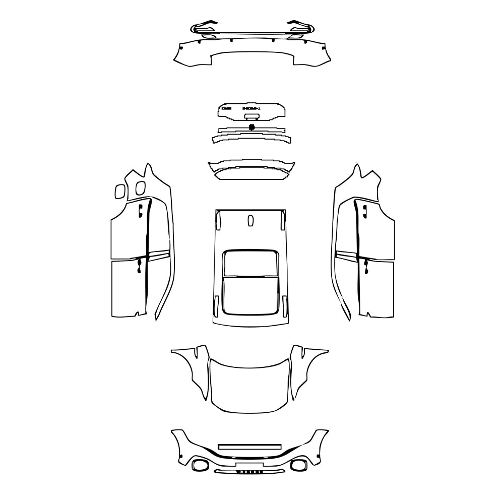 Pre-Cut PPF Volkswagen T-Cross (BR) 2021 - PPF-Kits