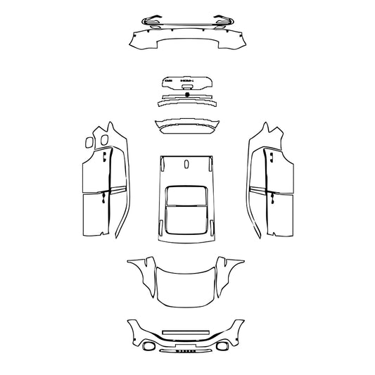 Pre-Cut PPF Volkswagen T-Cross (BR) 2021 - PPF-Kits