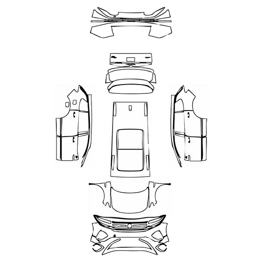 Passgenaue Lackschutzfolien PPF Volkswagen Talagon Base 2025