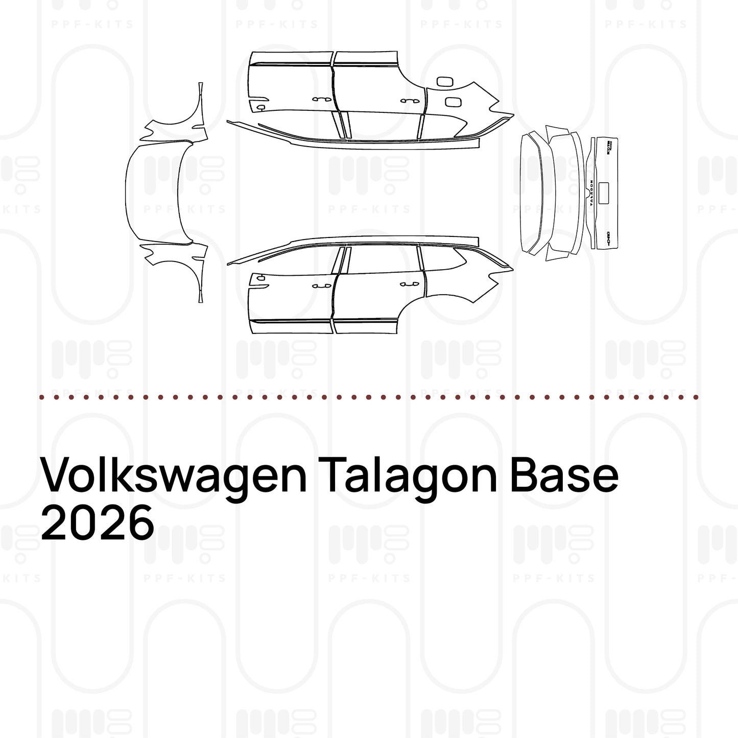 Pre-Cut PPF Volkswagen Talagon Base 2026