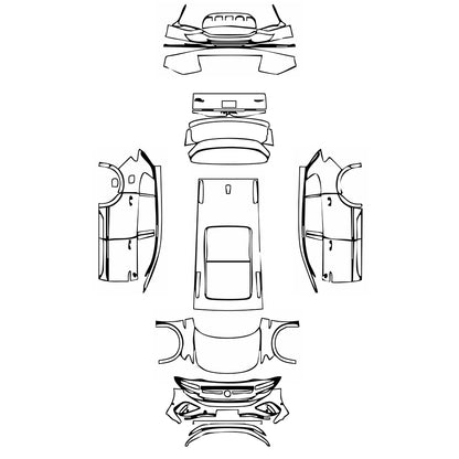 Passgenaue Lackschutzfolien PPF Volkswagen Talagon R-line 2025
