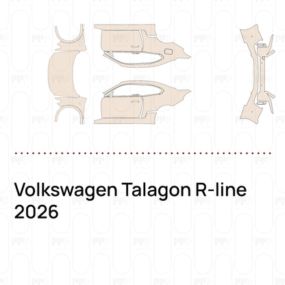 Pre-Cut PPF Volkswagen Talagon R-line 2026