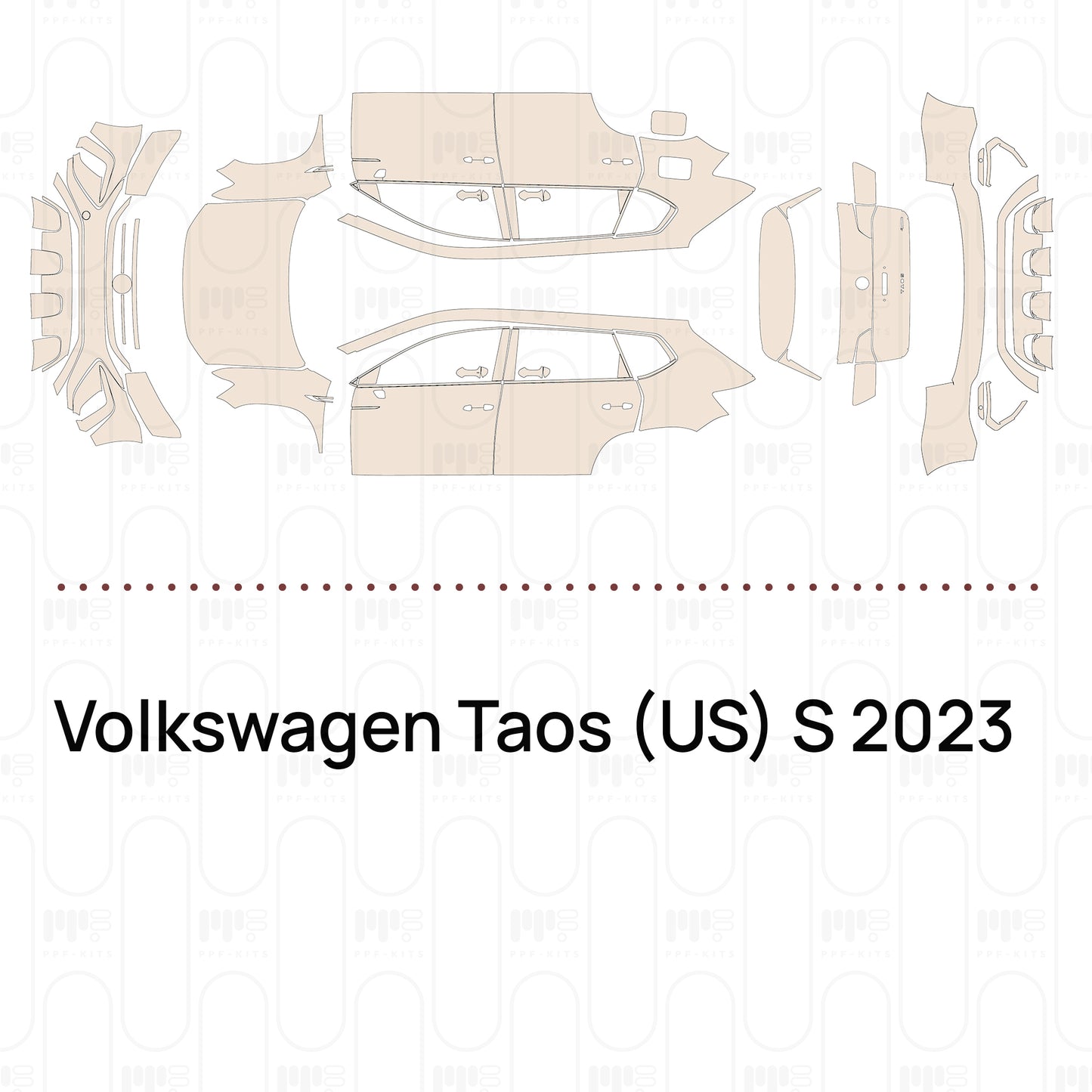 Pre-Cut PPF Volkswagen Taos (US) S 2023