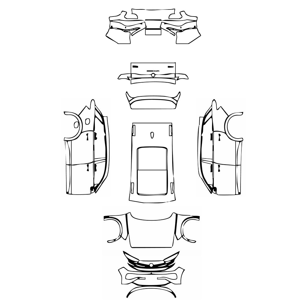 Pre-Cut PPF Volkswagen Tavendor R-Line 2024 - PPF-Kits