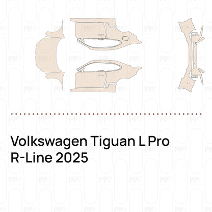 Pre-Cut PPF Volkswagen Tiguan L Pro R-Line 2025