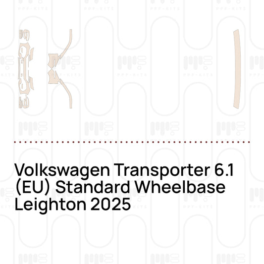 Vorgeschnittene PPF-Lackschutzfolie Volkswagen Transporter 6.1 (EU) Standard Wheelbase Leighton 2025