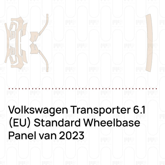 Pre-Cut PPF Volkswagen Transporter 6.1 (EU) Standard Wheelbase Panel van 2023