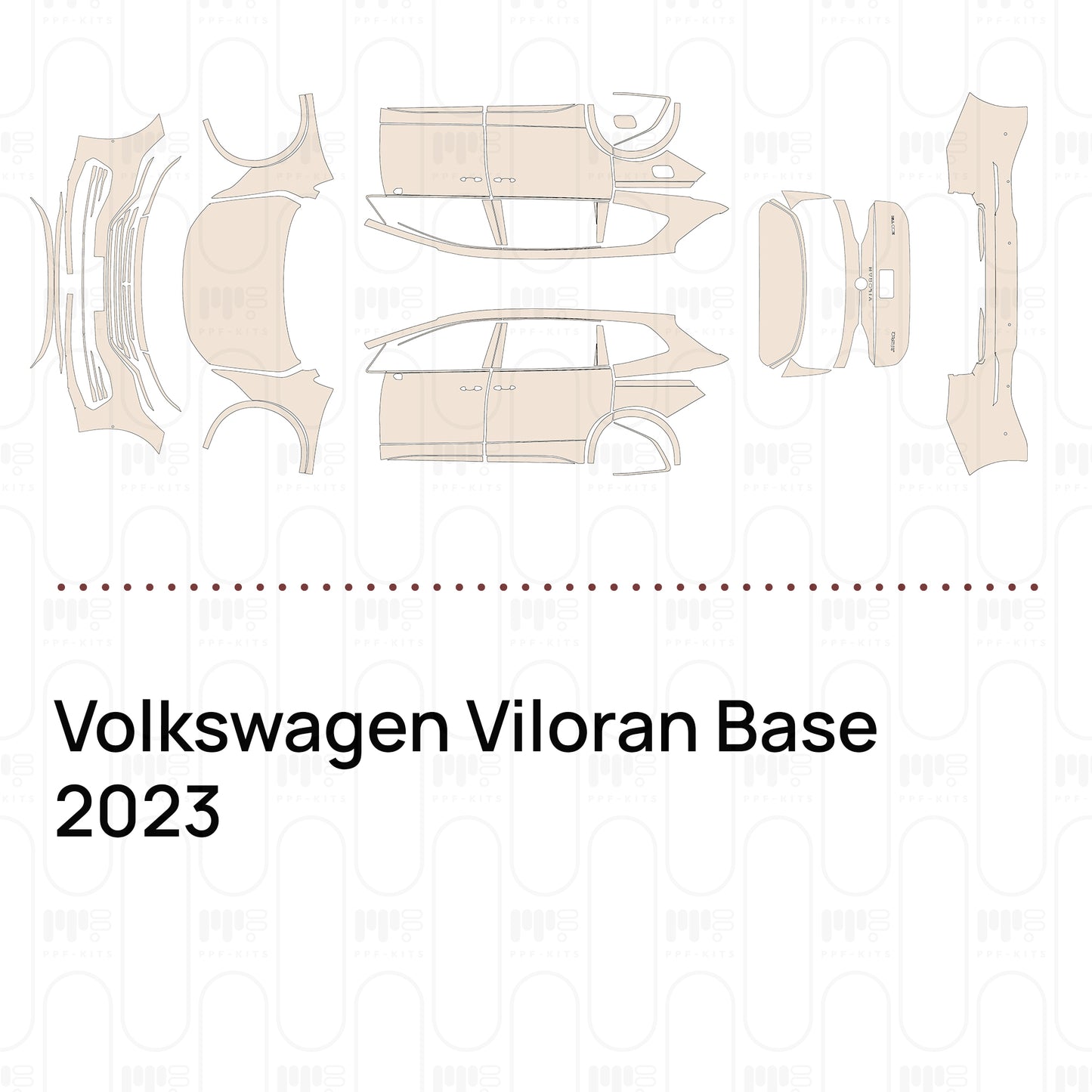 Pre-Cut PPF Volkswagen Viloran Base 2023