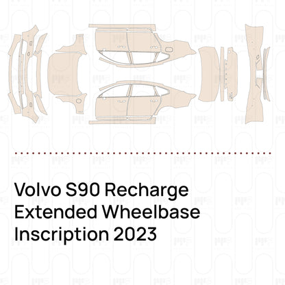 Pre-Cut PPF Volvo S90 Recharge Extended Wheelbase Inscription 2023