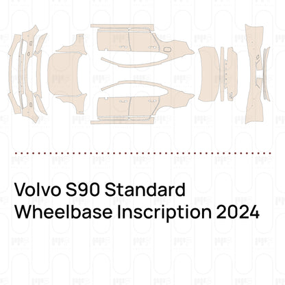 Pre-Cut PPF Volvo S90 Standard Wheelbase Inscription 2024