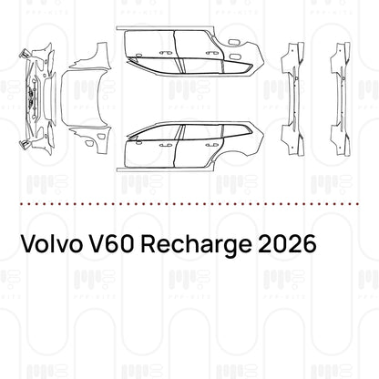 Pre-Cut PPF Volvo V60 Recharge 2026