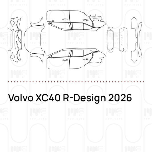 Pre-Cut PPF Volvo XC40 R-Design 2026