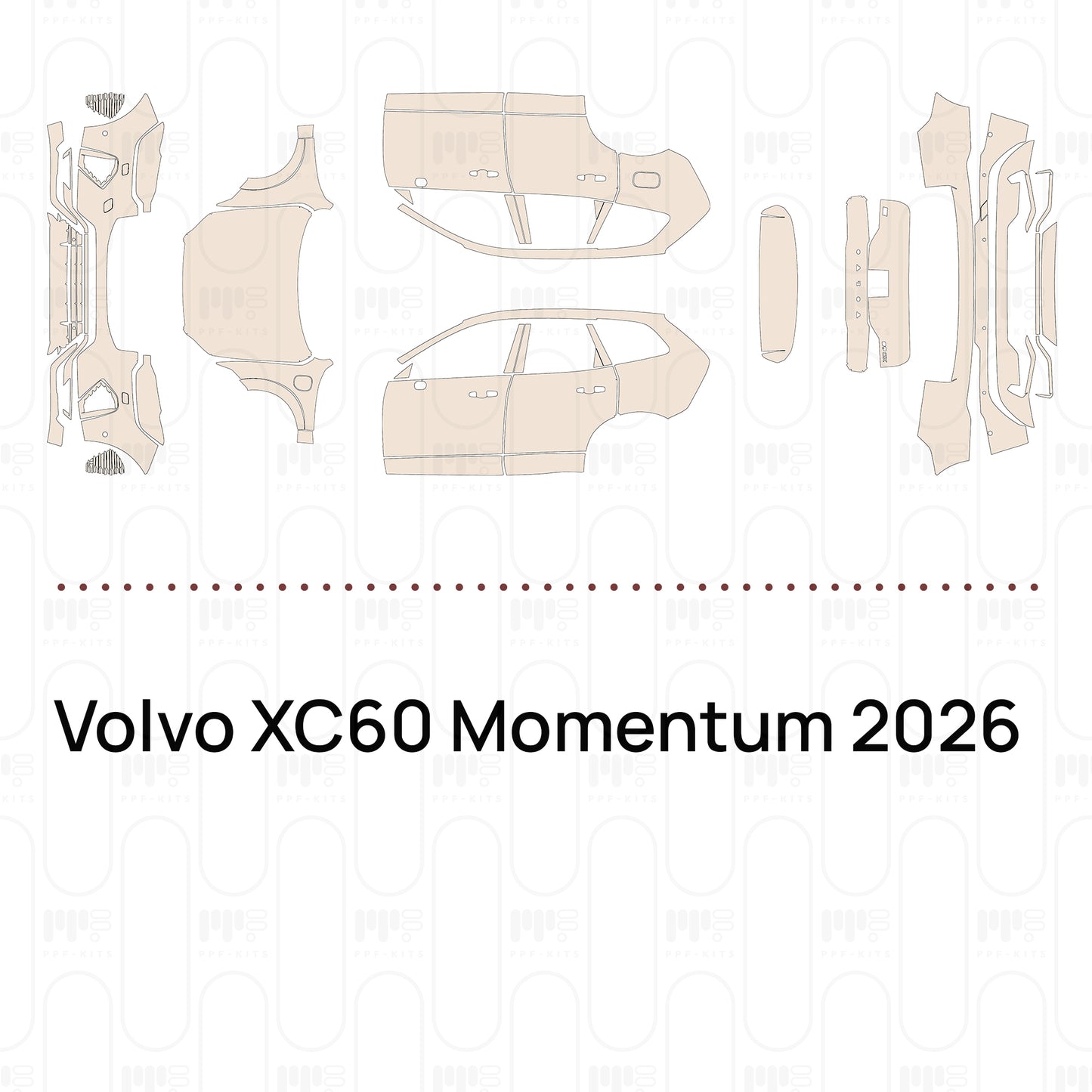 Pre-Cut PPF Volvo XC60 Momentum 2026