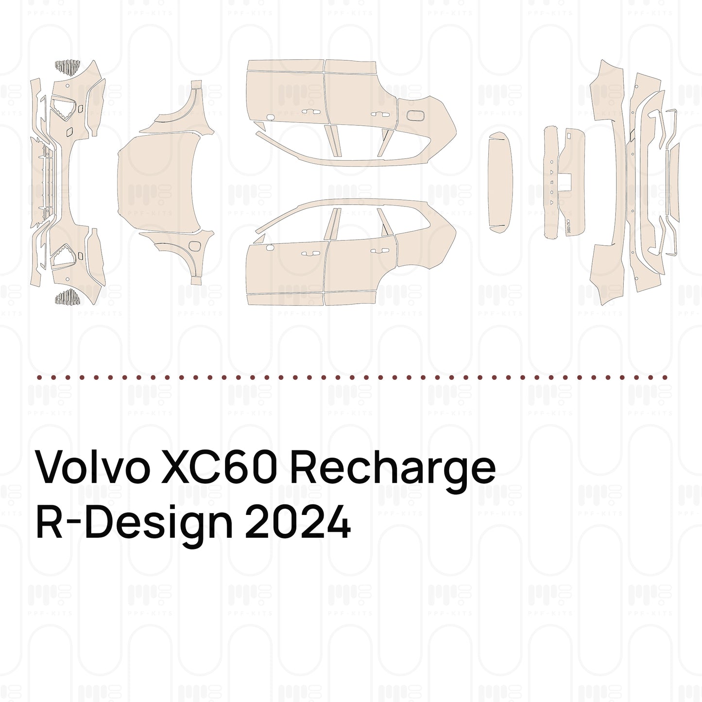 Pre-Cut PPF Volvo XC60 Recharge R-Design 2024