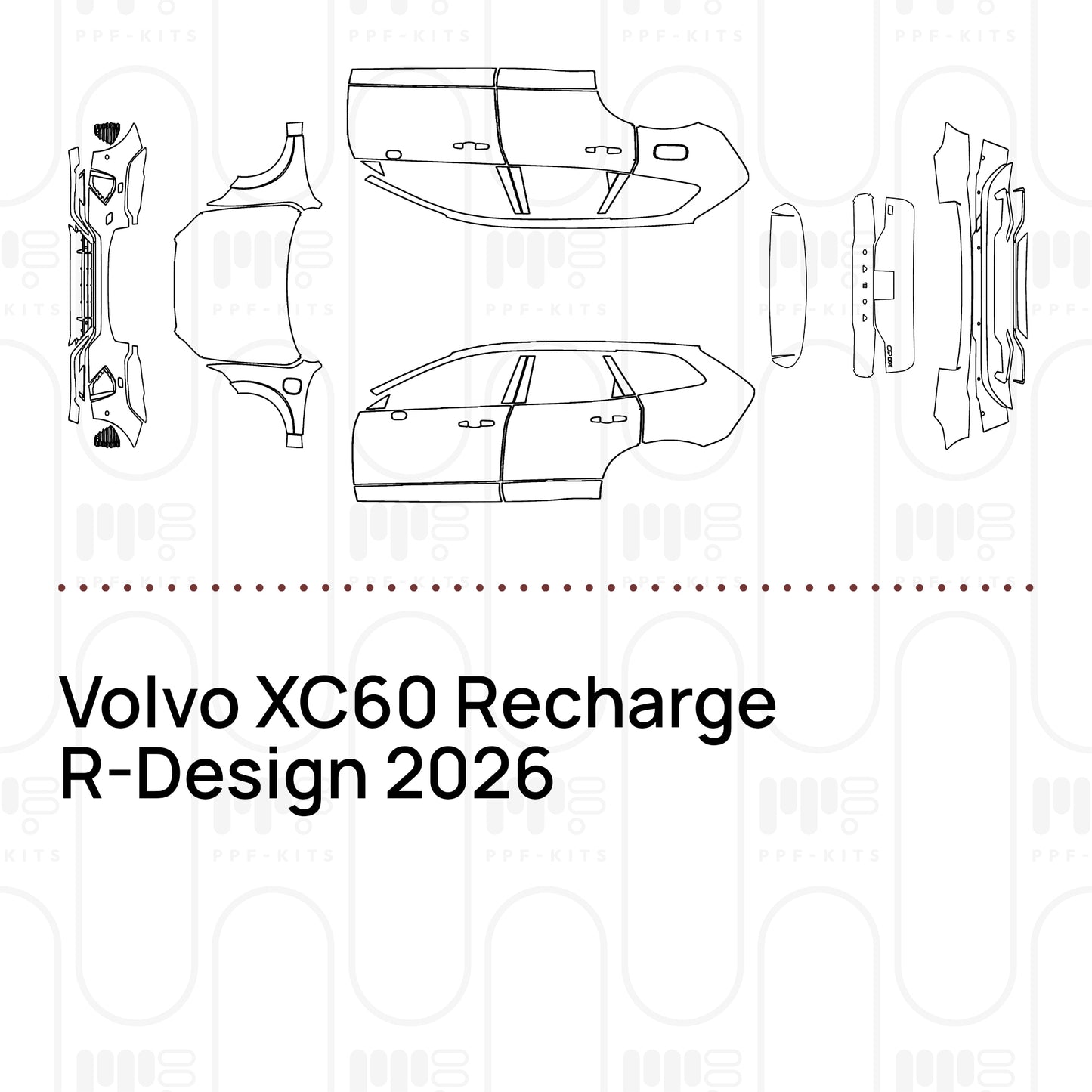 Pre-Cut PPF Volvo XC60 Recharge R-Design 2026