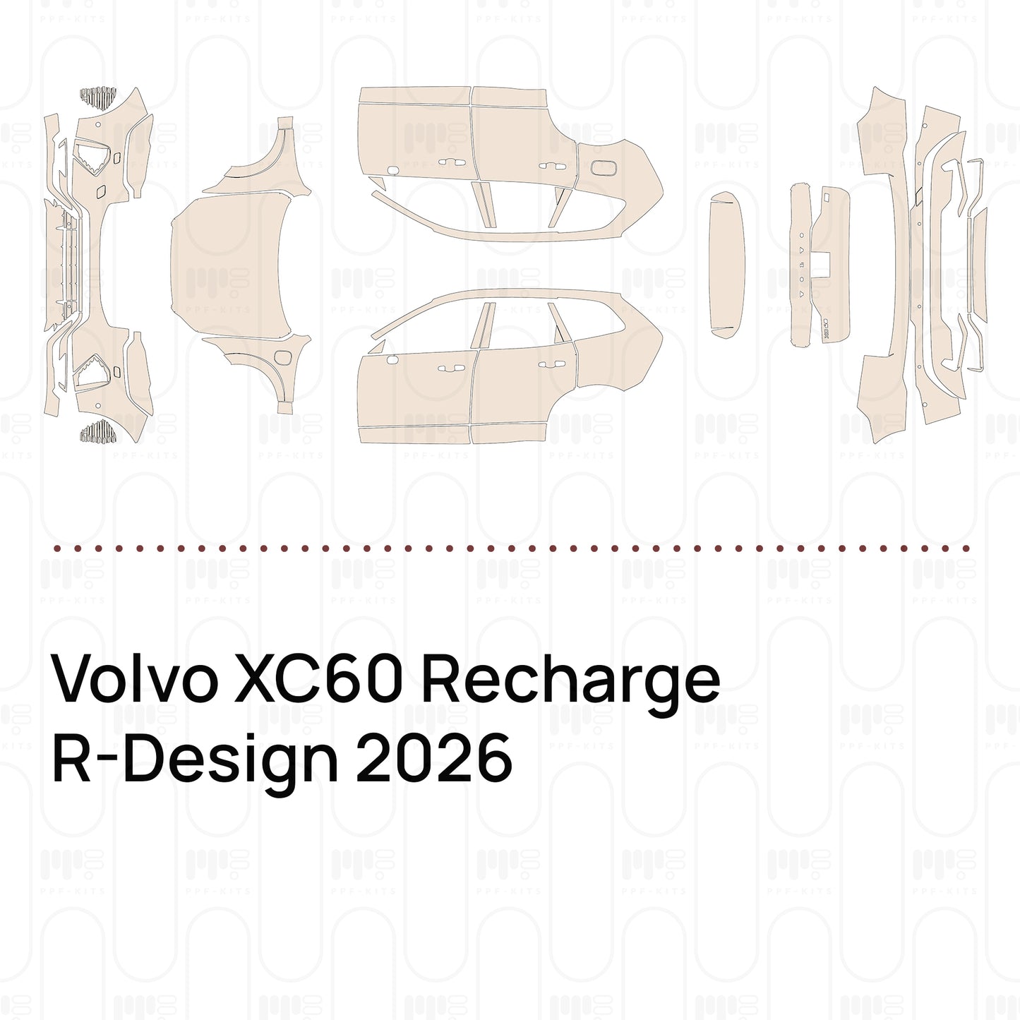 Pre-Cut PPF Volvo XC60 Recharge R-Design 2026