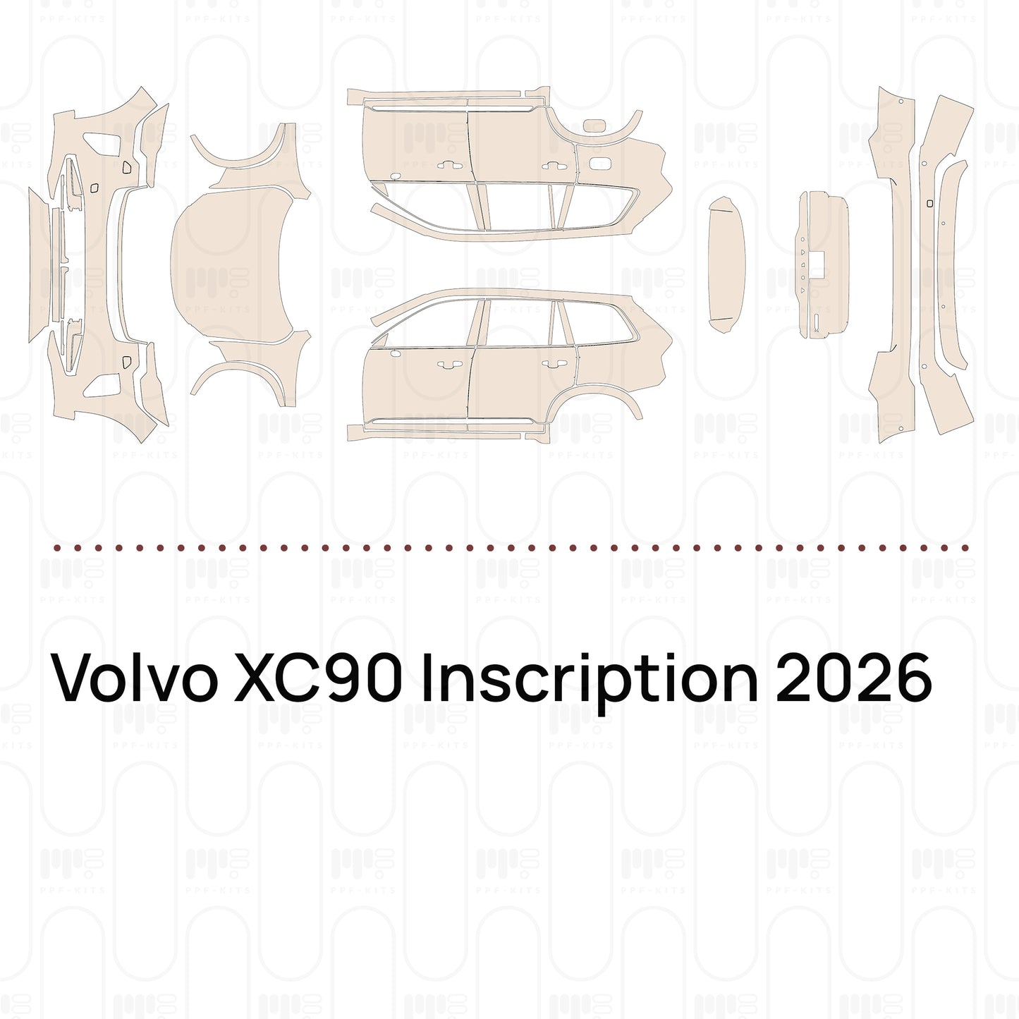 Pre-Cut PPF Volvo XC90 Inscription 2026