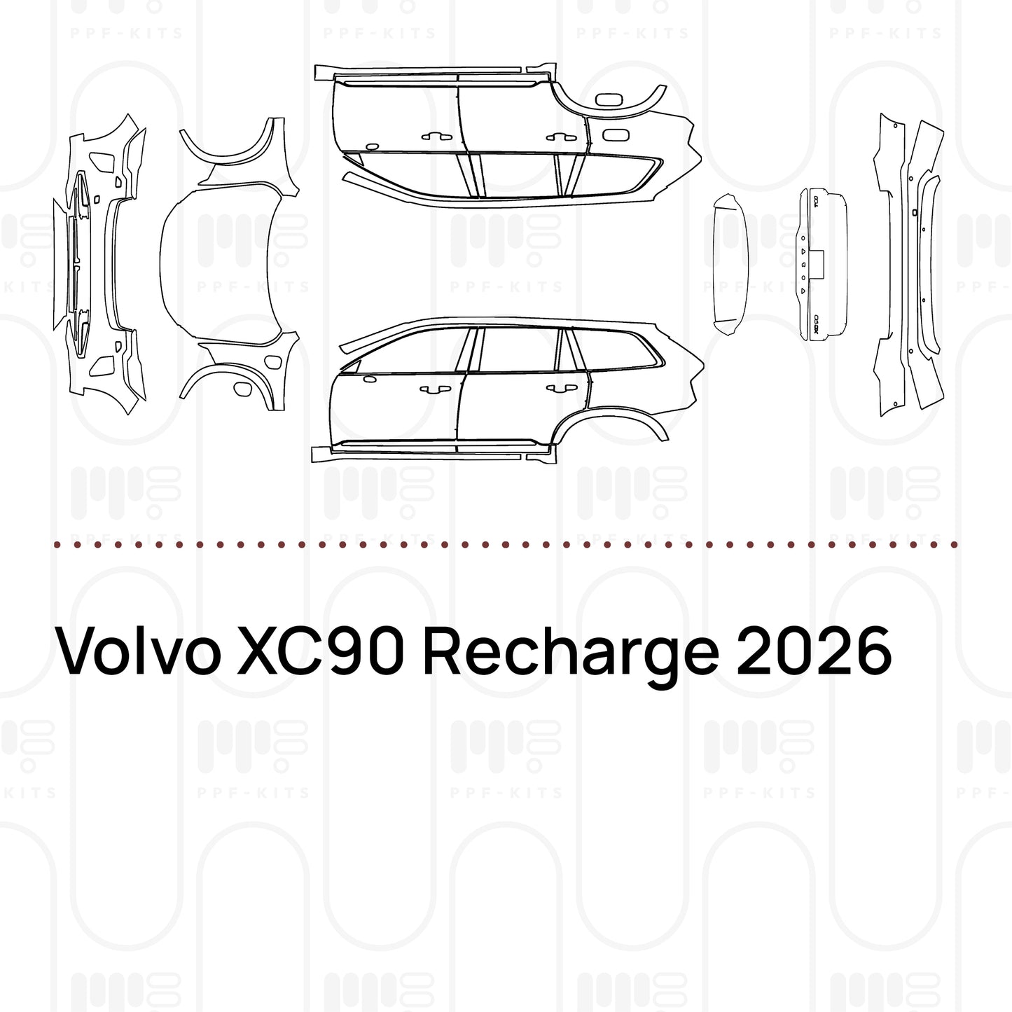 Pre-Cut PPF Volvo XC90 Recharge 2026