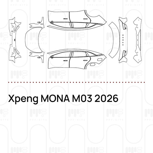 Pre-Cut PPF Xpeng MONA M03 2026