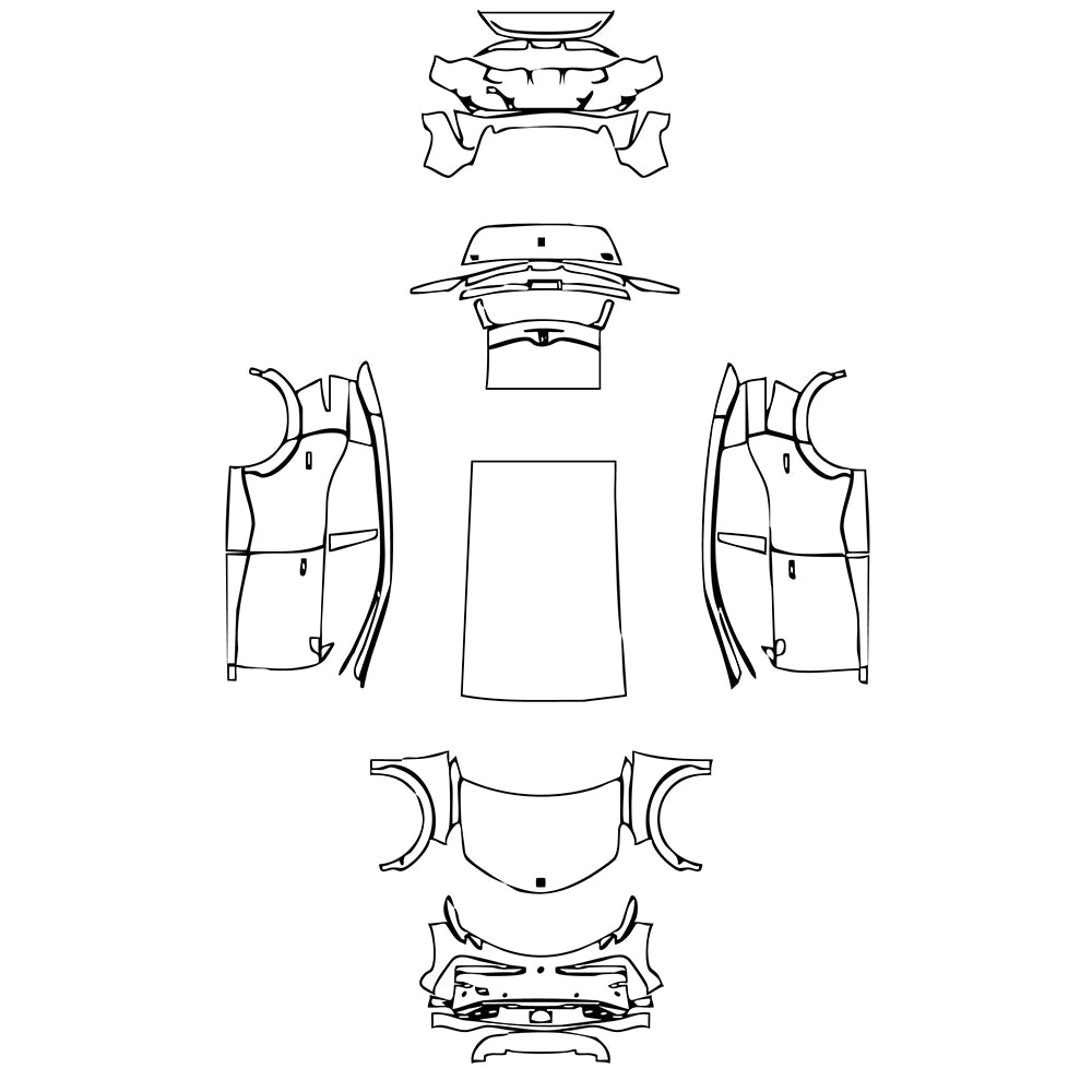 Pre-Cut PPF Zeekr X 2023 - PPF-Kits
