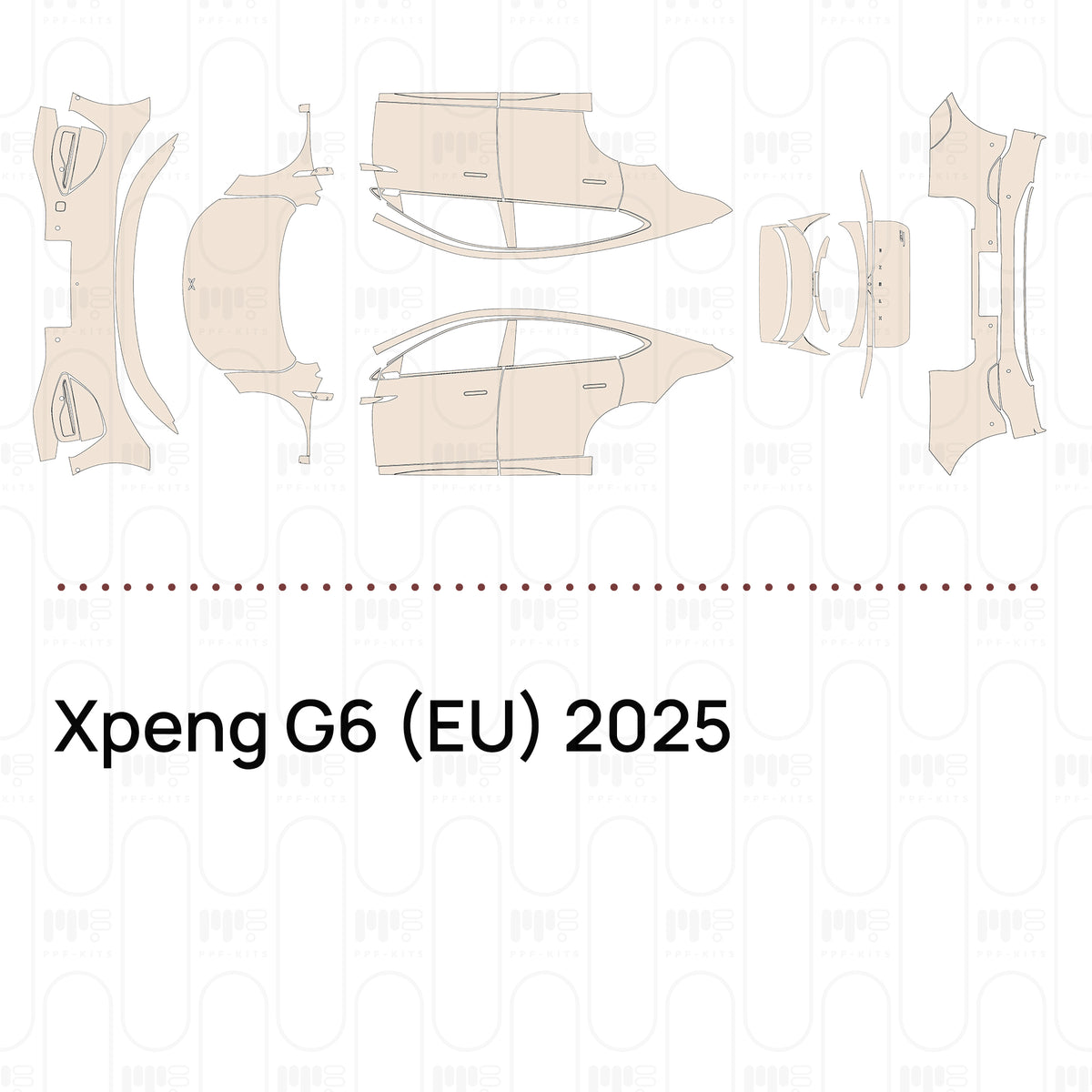 Bumper+Headlamp with 6 PDC (Parking Sensors) and 1 Camera